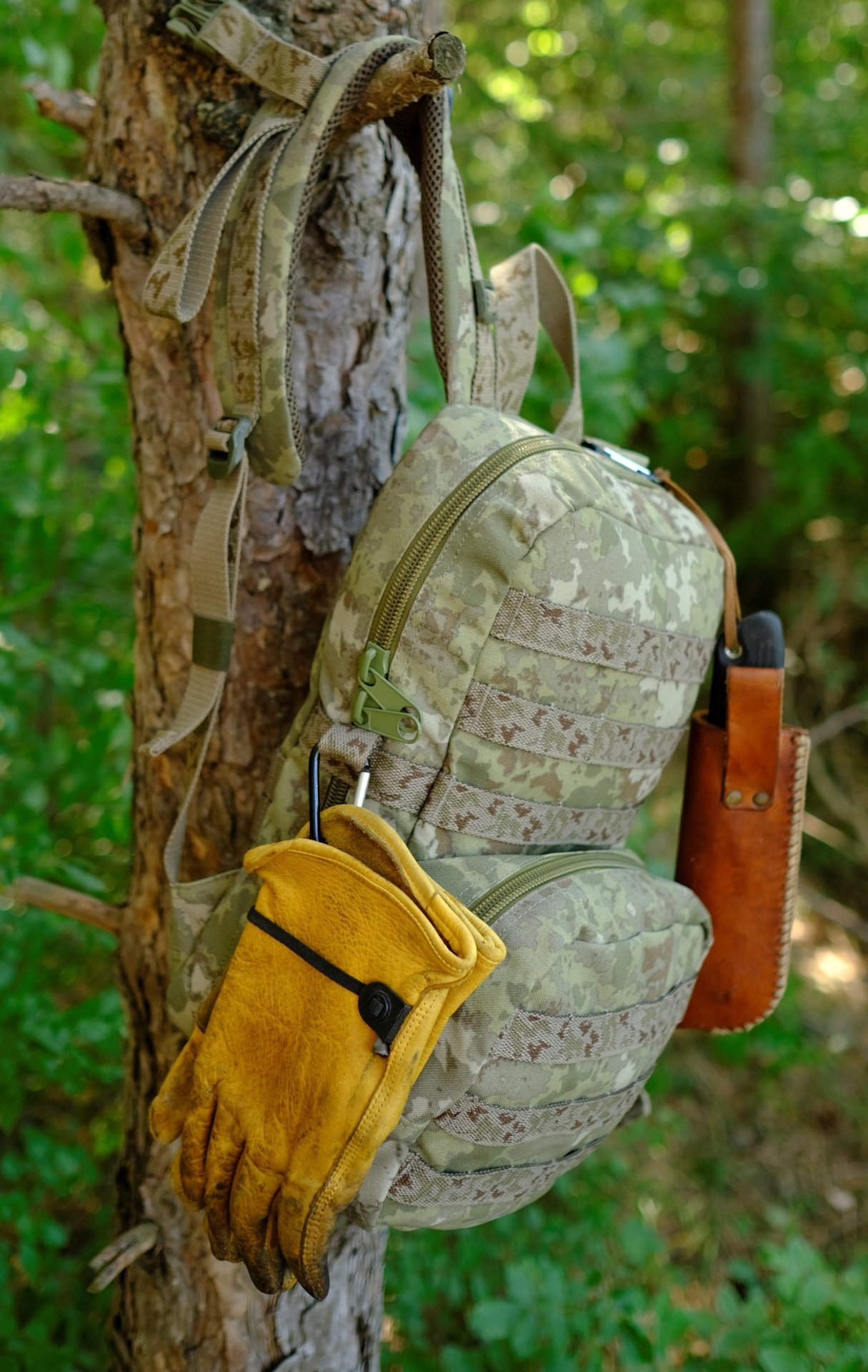 8-10 Lt Kara Kuvvetleri Kamuflaj Sırt Çantası